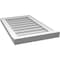 Ekena Millwork Vertical Surface Mount PVC Gable Vent w/ 2"W x 2"H , Brickmould Sill Frame, 16"W x 26"H GVPVE16X2603SN - alternate 5